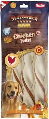 Obrázok produktu pre Nobby STARSNACK Barbecue Chicken Twist XL, 240 g, 3 st, 25 cm