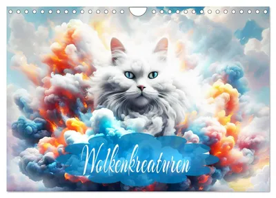 Produktbild von Wolkenkreaturen (Wandkalender 2027 DIN A4 quer), CALVENDO Monatskalender
