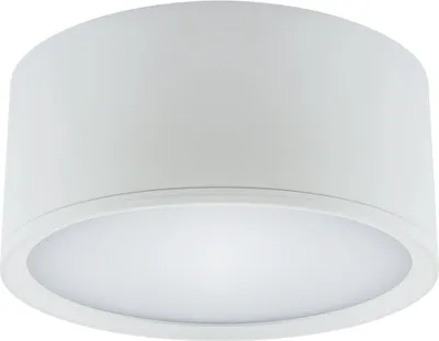 Produktbild von LED Deckenstrahler Aufputz Aluminium 4100 K neutralweiß 1330 lm rund D: 15 cm Weiß Deckenspot