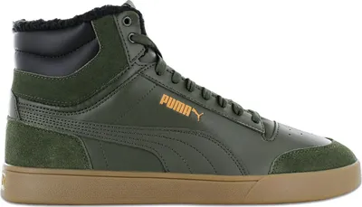 Produktbild von PUMA Shuffle Mid Fur - Herren Winter Schuhe Gefüttert 387609-02 Grün , Größe: EU 42 UK 8