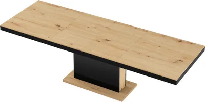 Produktbild von Design Esstisch Tisch HME-111 Hochglanz ausziehbar 160 bis 256 cm