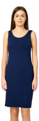 Produktbild von Merry Style Unterkleid Damen Petticoat Knielänge Elastisch Formende aus Viskose MS10-446 (Marineblau, M)
