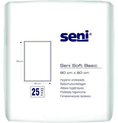 Immagine prodotto di Seni Soft Basic cuscinetto di protezione per il letto 60x90 cm 25 pz
