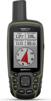 Image de Garmin GPSMAP 65S - GPS/GLONASS/Galileo Navigator - Randonnée 2.6