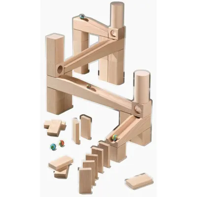Produktbild von Haba Kugelbahn Holz Starterset - Grundkasten - nachhaltiges Spielzeug