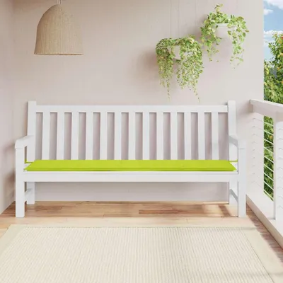 Produktbild von vidaXL Gartenbank-Auflage Hellgrün 200x50x3 cm Oxford-Gewebe