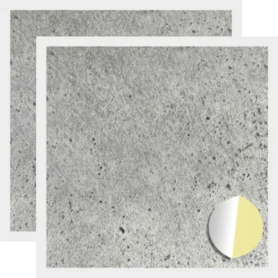 Image de Couverture de vis auto-adhésive 2 pcs Gris béton Ø 20 x 0,5 mm