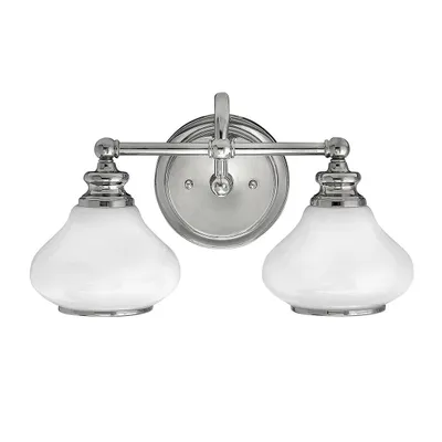 Produktbild von Elstead Ainsley LED Wandleuchte G9 2-fach Poliertes Chrom IP44