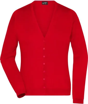 Produktbild von Klassische Baumwoll-Strickjacke red, Gr. XL