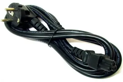 Zdjęcie produktu dla Kabel sítový k notebooku, 230V plug/NTB 3pin F, 2 m, LOGO, koncovka ve