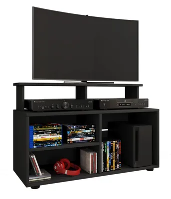 Image de Meubles Meuble Télévision | Plancher | Étagère Meuble Télévision avec espace de rangement suffisant | Dimensions H. 59 x W. 90 x D. 36 cm | Fernseh Furniture - Balansia