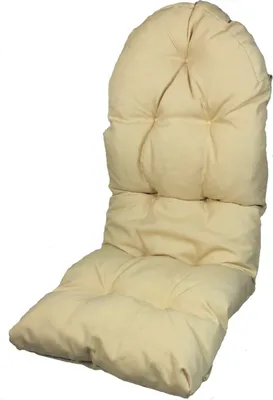 Produktbild von Auflage / Polster für Schaukelstuhl , Liegestuhl , Ersatzpolster Gr. 130 x 50 x 12 cm, Fb. beige