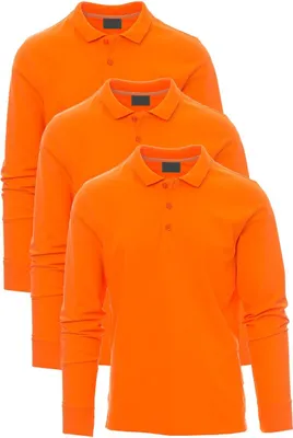 Produktbild von Mivaro Herren 3er Pack Poloshirt Langarm - aus reiner Baumwolle - Regular Fit - Polo Shirt mit Knopfleiste und Kragen - atmungsaktiv und hautfreundlich ideal für Arbeit Freizeit und Büro