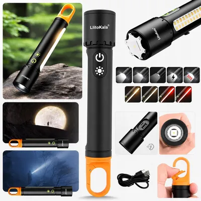 Obrázek produktu pro Svítilna Liitokala LF-X725, 1500 lumenů, USB-C, baterie 21700, 3500 mAh, zoom, powerbanka