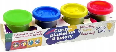 Immagine prodotto di Pasta modellabile per torte 4 colori Genio Kids - Set creativo per bambini
