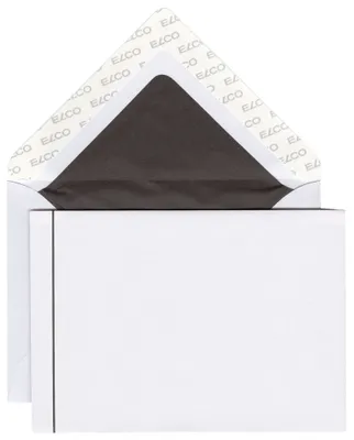 Image de ELCO 7981812 Enveloppe Deuil C6 sans fenêtre, auto-adhésive, 100g/m², blanc, 25 pièces