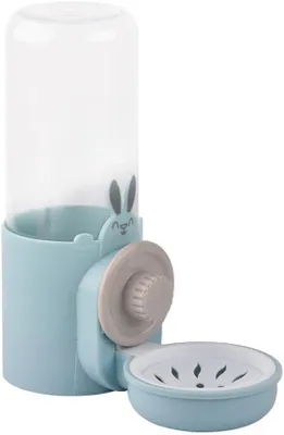 Imagen del producto de Botella de agua para animales pequeños, colgante, de 500 ml, para jaulas