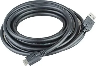 Produktbild von System-S USB 3.0 Kabel für USB-A auf USB Micro-B 300 cm