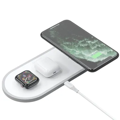 Image de DUDAO Wireless charger Dudao 3w1 A11, 10W (white)