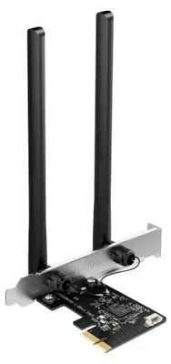 Image de Mercusys MA30E, Interne, Sans fil, PCI Express, WLAN/Bluetooth, 1200 Mbit/s, Noir