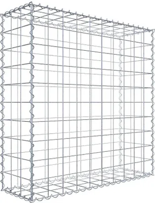 Produktbild von Gabione 100 cm x 100 cm x 30 cm (L x H x T), Maschenweite 10 cm x 10 cm, Spirale