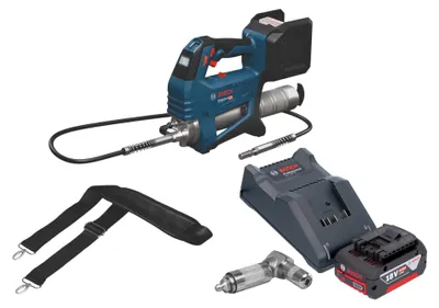Produktbild von Bosch GFP 18V-10 Akku Fettpresse 18 V 10000 psi + 1x Akku 4,0 Ah + Ladegerät