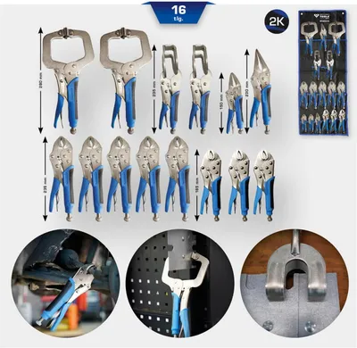 Produktbild von KS TOOLS Crimpzangen-Set BT065016 6000g
