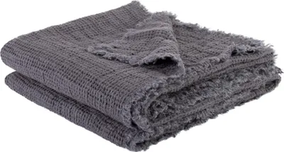 Zdjęcie produktu dla Zoeppritz Basis Honeybee charcoal throw 970 100% Linen 130x180 100350 charcoal 130x180 (100350 | 4051244404013)