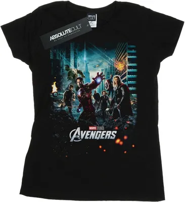 Produktbild von Marvel Studios - "The Avengers" T-Shirt für Damen BI48859 (XXL) (Schwarz)