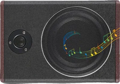 Immagine prodotto di Subwoofer attivo, potenza massima 600 W, dimensioni 345 mm x 260 mm x 68 mm, potenza nominale 200 W, tensione CC 12 V, risposta in frequenza 40 Hz-200 Hz