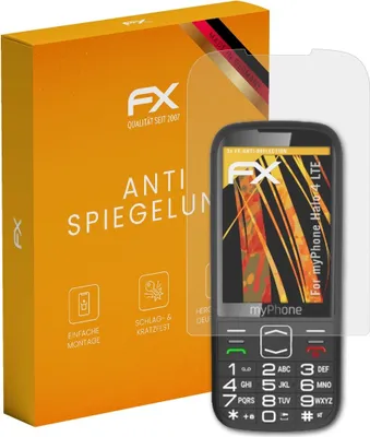Produktbild von atFoliX FX-Antireflex 3x Schutzfolie kompatibel mit myPhone Halo 4 LTE Displayfolie