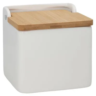 Productafbeelding van DRW zoutstrooier, keramiek, wit, 11,3 x 12 x 11,3 cm