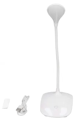 Immagine prodotto di Lampada da scrivania a LED con comando touch, alimentazione USB o a batteria, 3 modalità di illuminazione, inclinazione regolabile, ideale per bambini, studenti e camere da letto