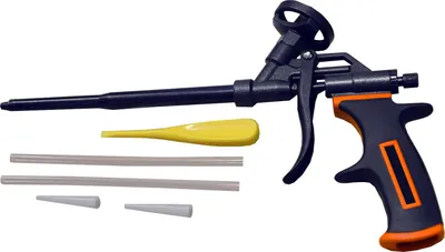 Produktbild von Schaumpistole 330x50x180mm mit Teflon Antihaftbeschichtung, ergonomischem 2K-Griff und Materialflussregelung
