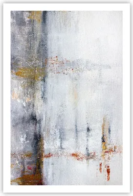 Produktbild von Poster - Poster ohne Rahmen - Abstraktion weiß verschwommen - 61x91,5 cm - Wand Bild - Wanddeko - Wandbilder - Kunstposter - Wandposter - Bilder - Kunstdruck - Wanddekoration - P2XPA61x91-4535