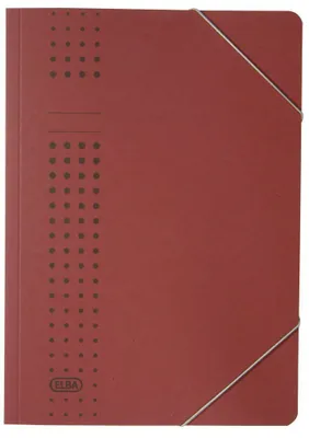 Produktbild von ELBA chic Eckspanner aus Karton A4 bordeaux