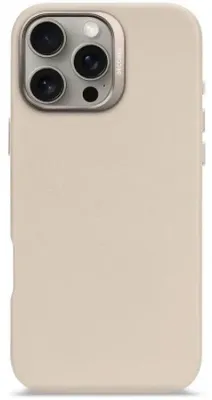 Image de Etui Decoded Leather Backcover Z Magsafe Do Iphone 16 Pro Max - Beżowe