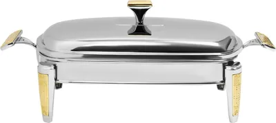 Produktbild von Chafing Dish - Buffetwärmer - 2,2 Liter - Edelstahl - Für Haushalt & Buffet - Silber