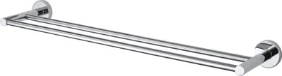 Produktbild von Haceka Kosmos Dubbele Handdoekhouder 61,2x13,5x5,3 cm Chroom