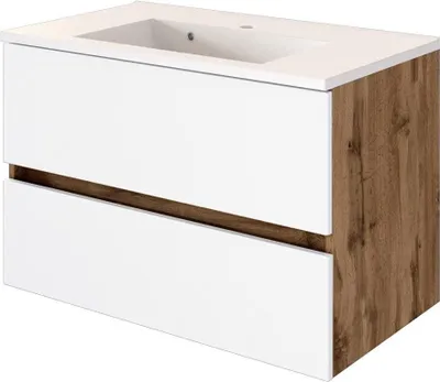 Productafbeelding van Onderkast voor wastafel met wastafel, model LUCCA