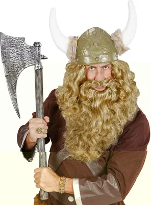 Produktbild von Rauschebart Karnevalsbart Kostüm Accessoire Blond Wikingerbart Nordmann XXL-Bart