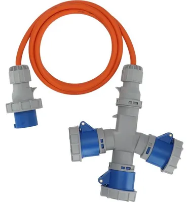 Obrázek produktu pro Brennenstuhl 1167670205, 2 m, Venkovní, CEE, CEE, IP67, Oranžová, Modrá, Šedá
