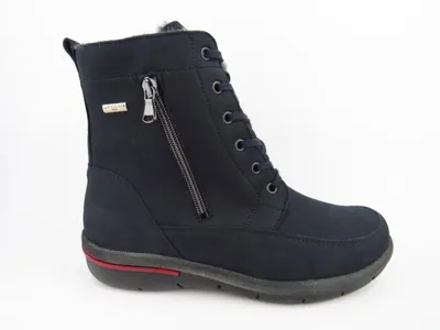 Produktbild von Waldläufer Hadessa DENVER schwarz Stiefelette Blau : 38.5