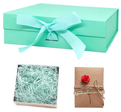 Productafbeelding van Solidchoice - Groene Cadeaubox met Deksel, Magnetische Geschenken voor Diverse Gelegenheden