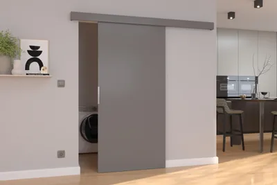 Obrázek produktu pro Interiérové posuvné dveře 96 cm CADNA - šedé