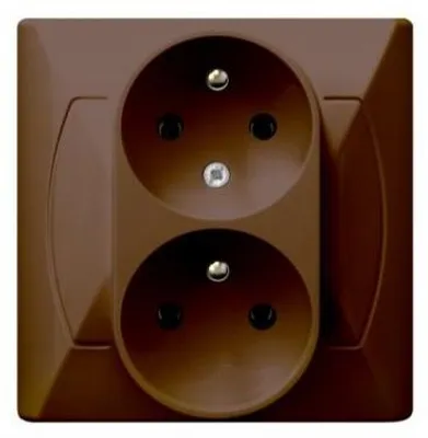 Produktbild von Ospel GP-2AC/24, Braun, IP20, 16 A, 82 mm, 45 mm, 87 mm