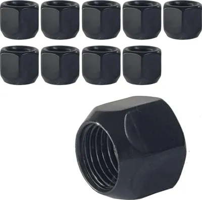 Obrázok produktu pre 10x matica kolesa M14x1,5 kužeľový krúžok 60° čierny 15 mm | šírka kľúča 19 mm kompatibilný s Ford Galaxy III 15 Galaxy III 15 4x4 Galaxy III Van 15 Galaxy III Van 15 4x4 Grand Tourneo II Connect 13 S-MAX II 15 S-MAX II 15 4x4 Tourneo II Connect 13 Transit II Connect 13 FWD