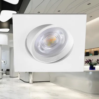 Immagine prodotto di Braytron LED quadrato 7W dimmerabile, faretto da incasso orientabile 3in1 CCT Spot 650 lm bianco caldo - bianco freddo Ø68 mm