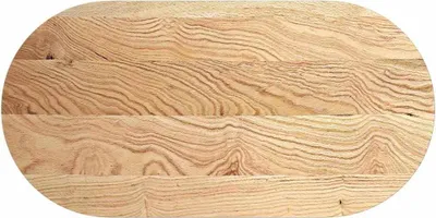 Produktbild von vidaXL Tischplatte 120x60x2 cm Massivholz Eiche Oval