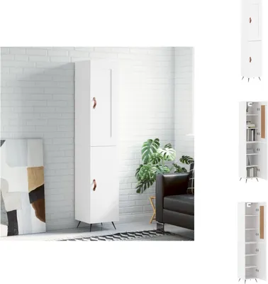 Produktbild von vidaXL Highboard Weiß 34,5x34x180 cm Holzwerkstoff -  Sideboards